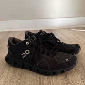 On Running Black Athletic Shoes